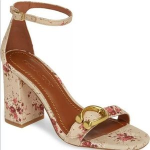 New Coach maya floral print sandal size 7.5